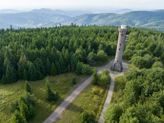 Torre Hohloh Kaltenbronn — excursión en la Selva Negra del norte